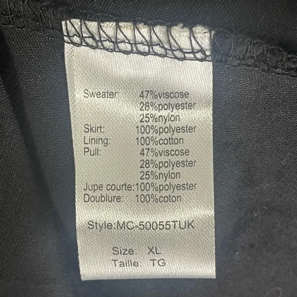 Elan Maxi Tank Tulle black dress. Size XL GUC - Picture 11 of 11